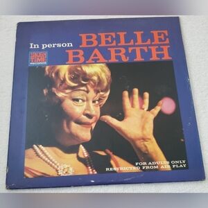Belle Barth In Person Vinyl Record LP